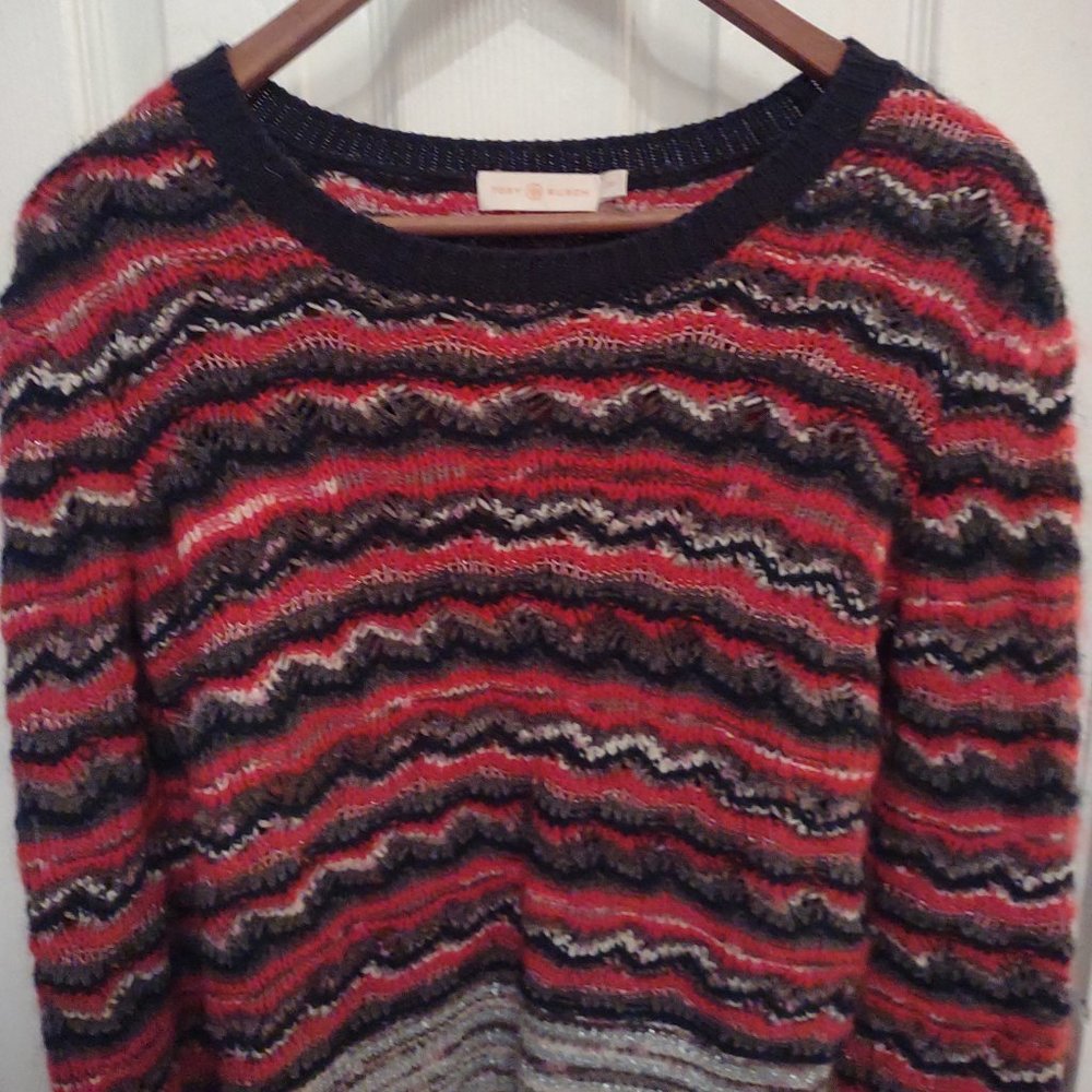 Tory Burch Striped Sweater